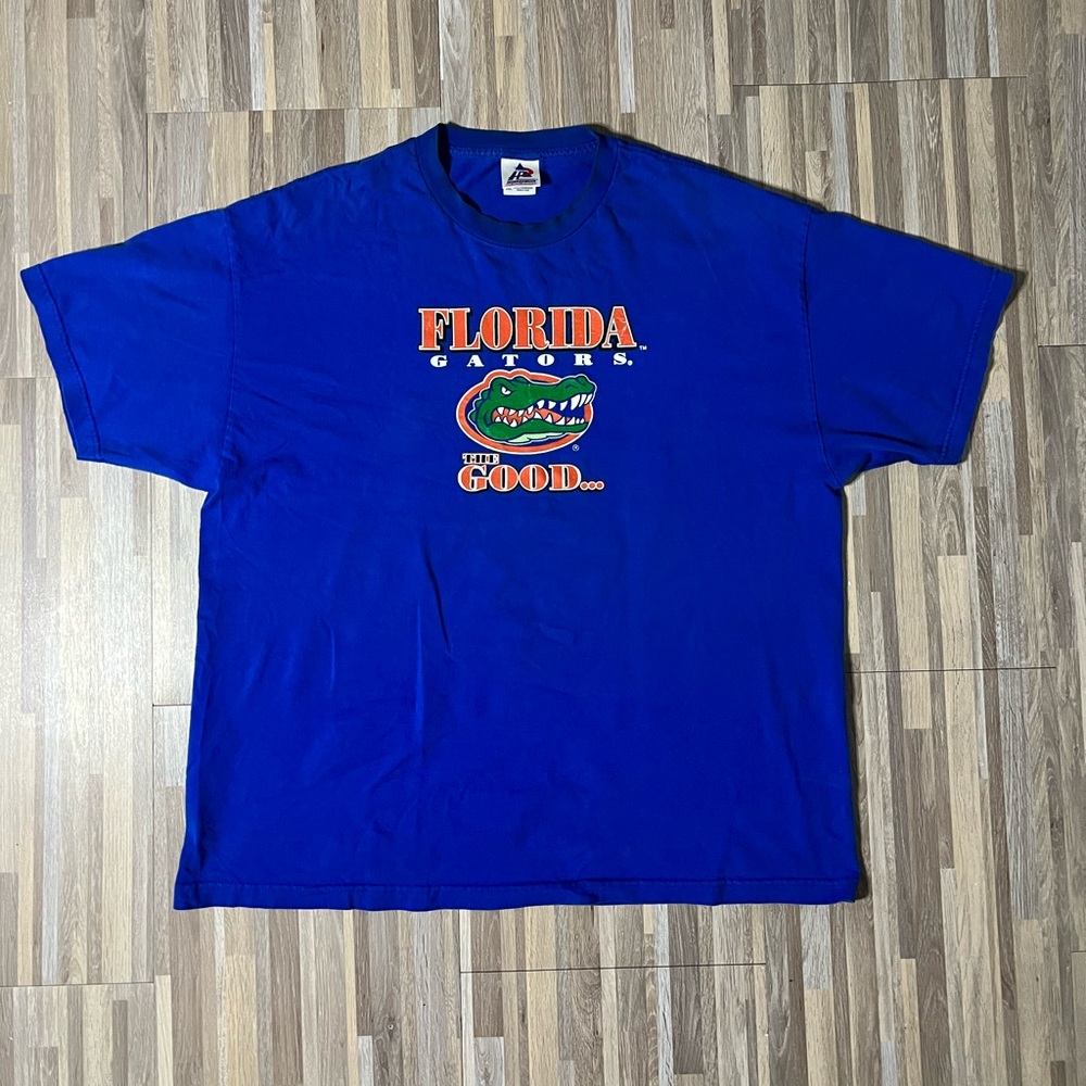 Y2K 2000s Florida Gators University Rivalry Humor Football T-shirt XXL Blue
